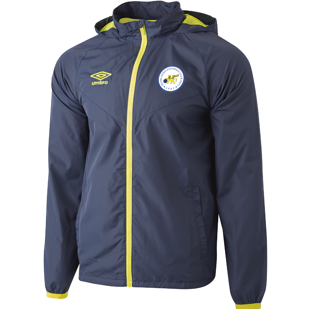 Inter Lions Elite Shower Jacket Navy/Fluro (Coach)