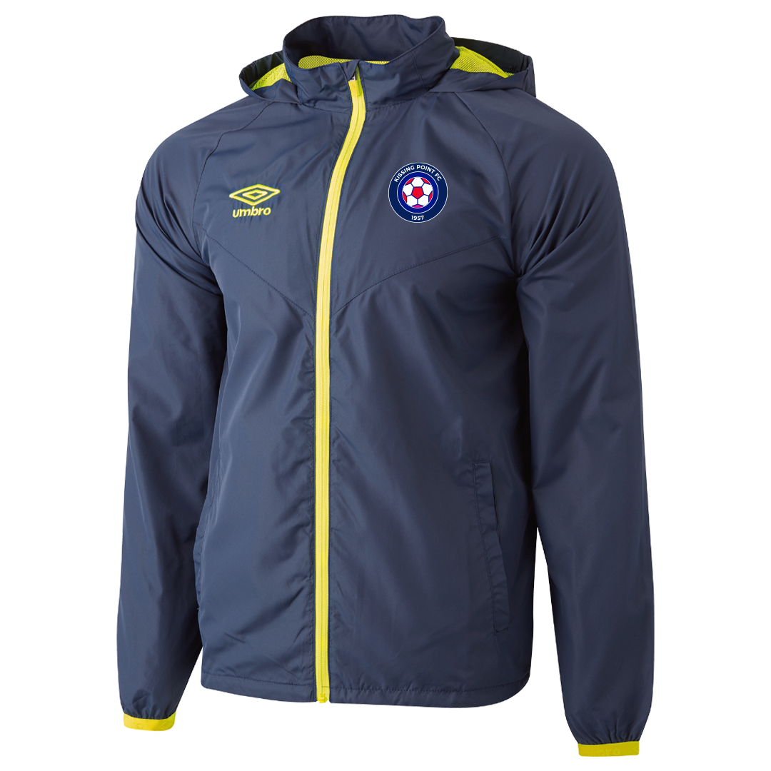 Kissing Point FC Elite Shower Jacket Navy/Fluro