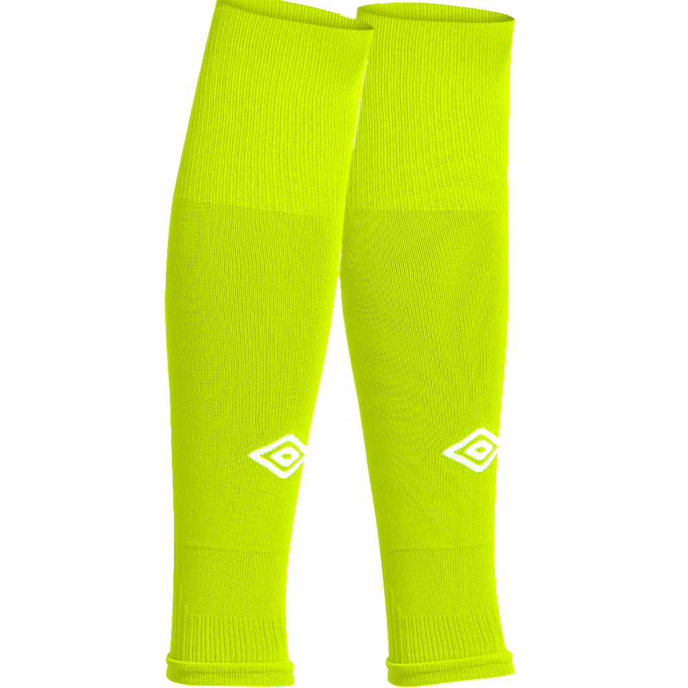 Footless Sock Fluro Yellow