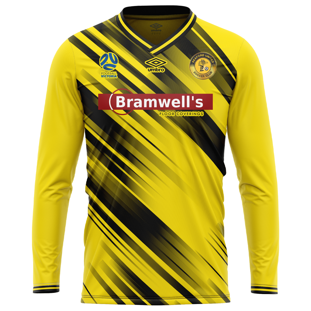 Seaford United Juniors Custom LS Jersey Yellow