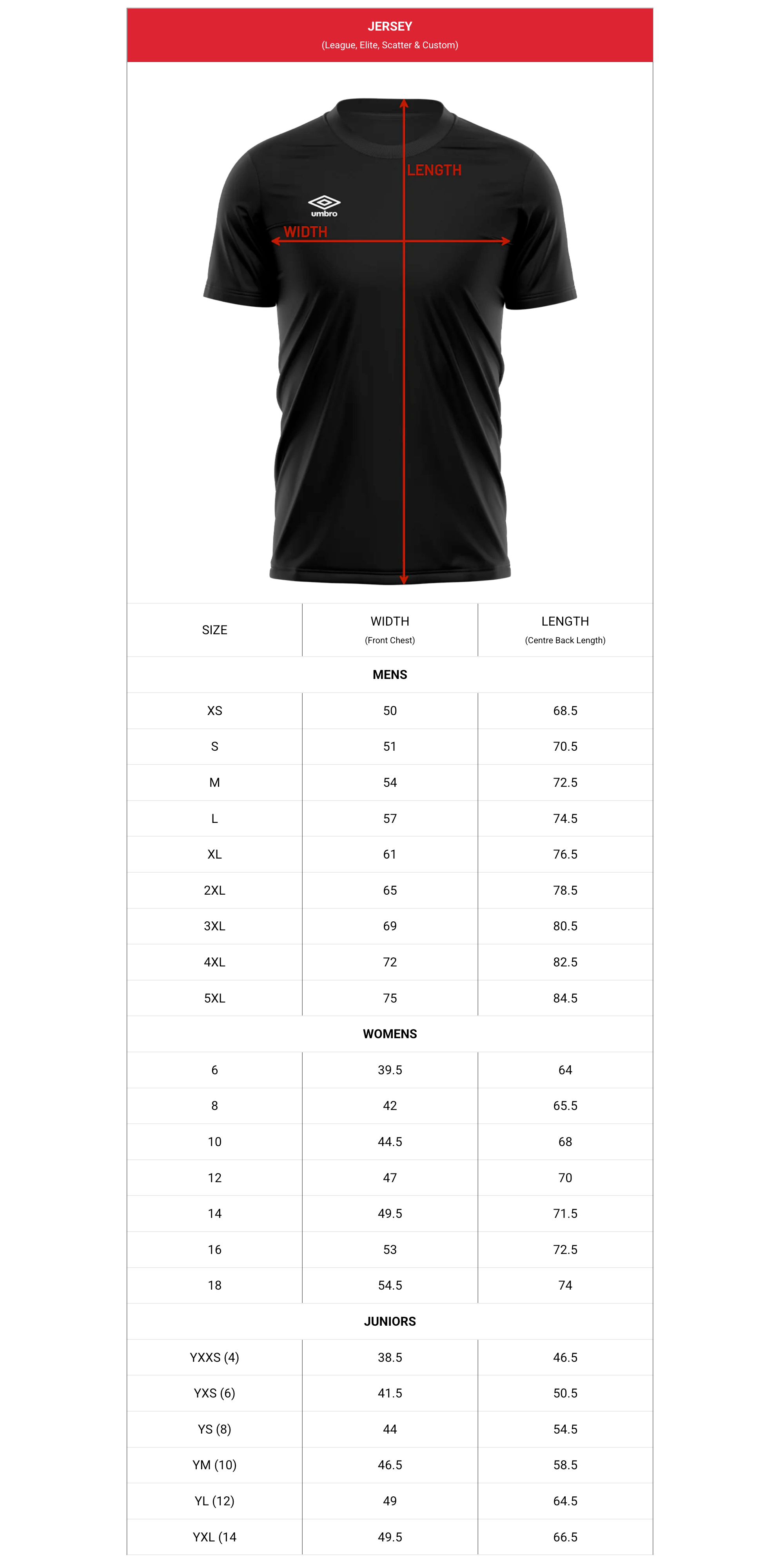 Elwood League Jersey White
