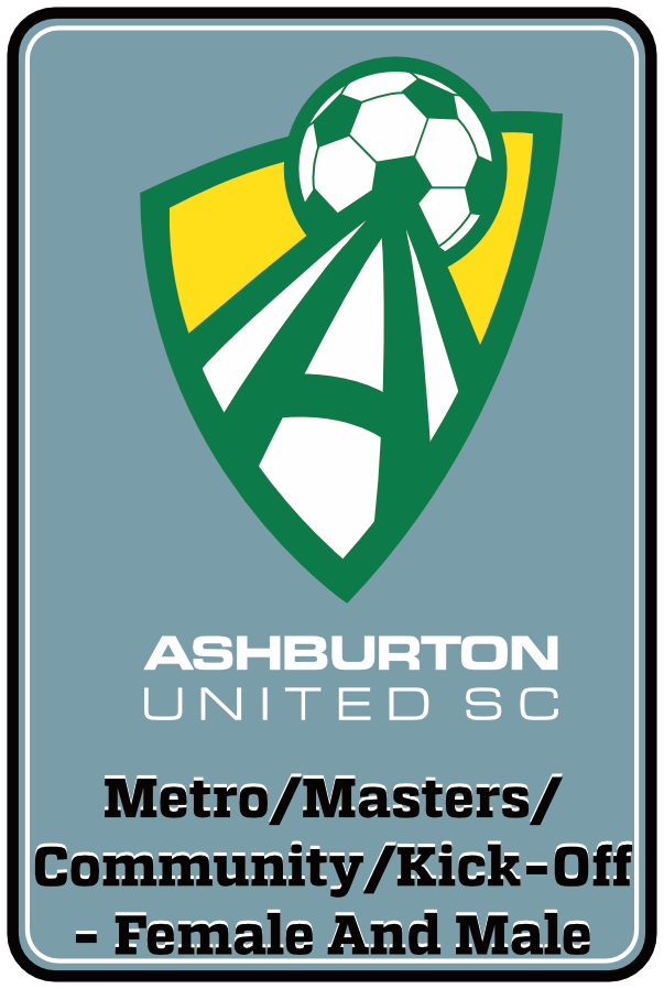 Ashburton United Metro/Masters/Community/Kick-Off - Female and Male