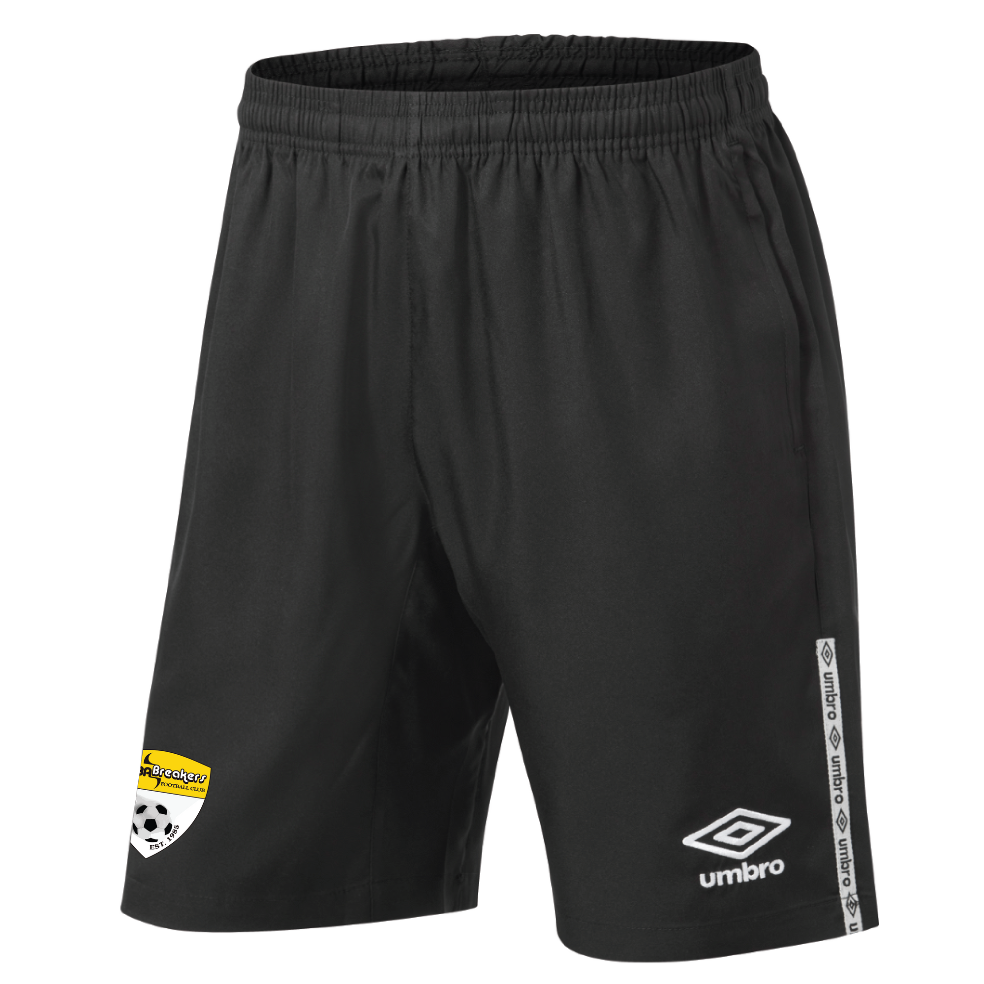 Yamba Breakers Coaches Shorts 2.0 Black