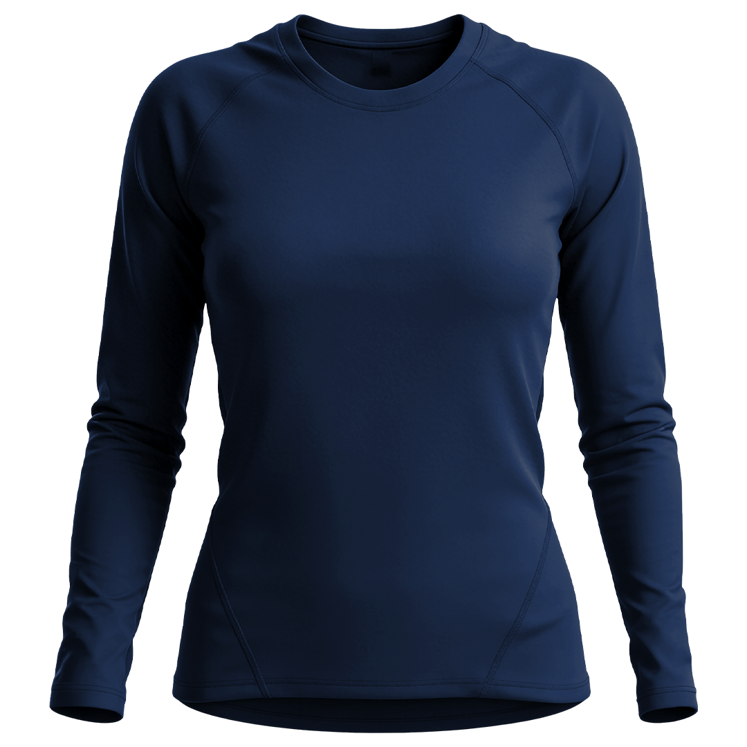iAthletic iElite Womens Long Sleeve Top - Navy