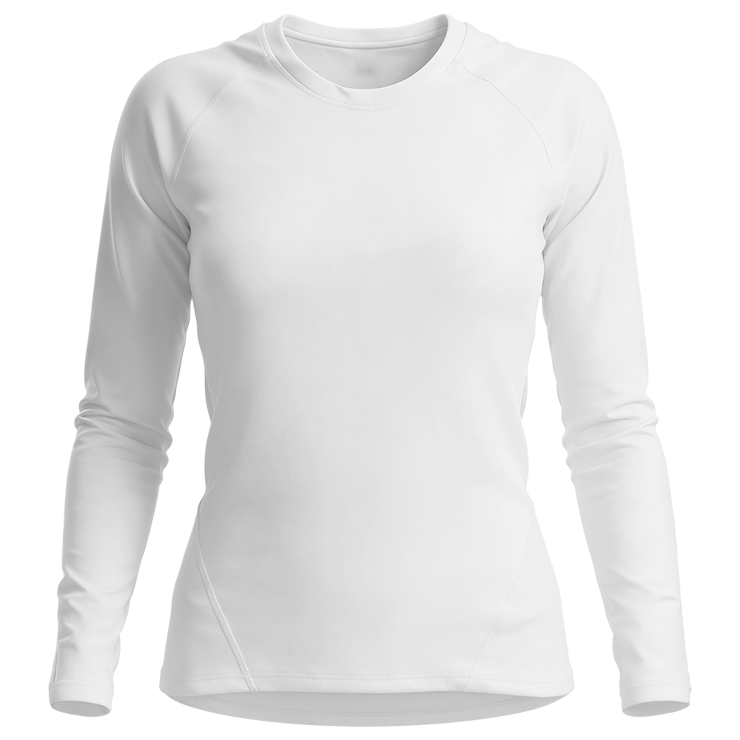 iAthletic iElite Womens Long Sleeve Top - White