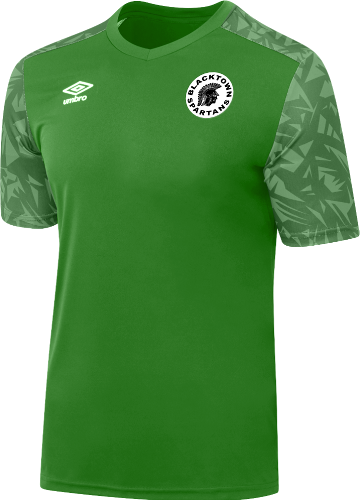 Blacktown Spartans Training- Away Jersey Blue and Green