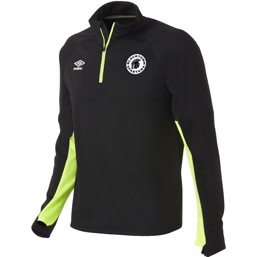 Blacktown Spartans Stadium QTR Zip Black