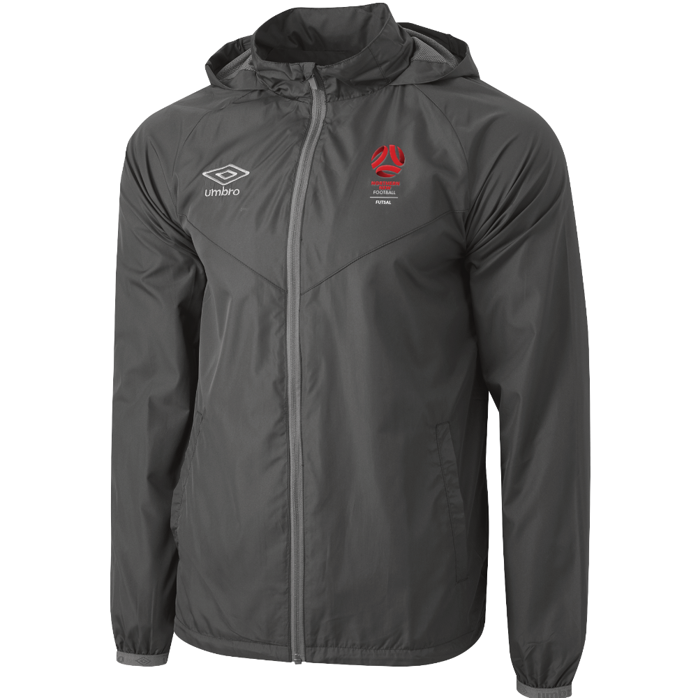 Optional- Northern NSW Football – Futsal - Elite Shower Jacket Black