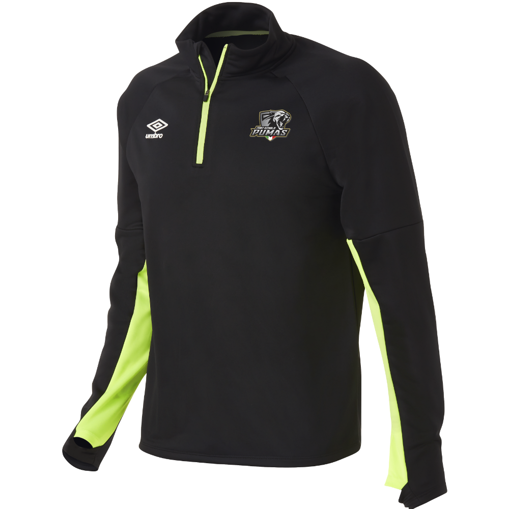 Port Kembla Pumas Stadium QTR Zip - Black