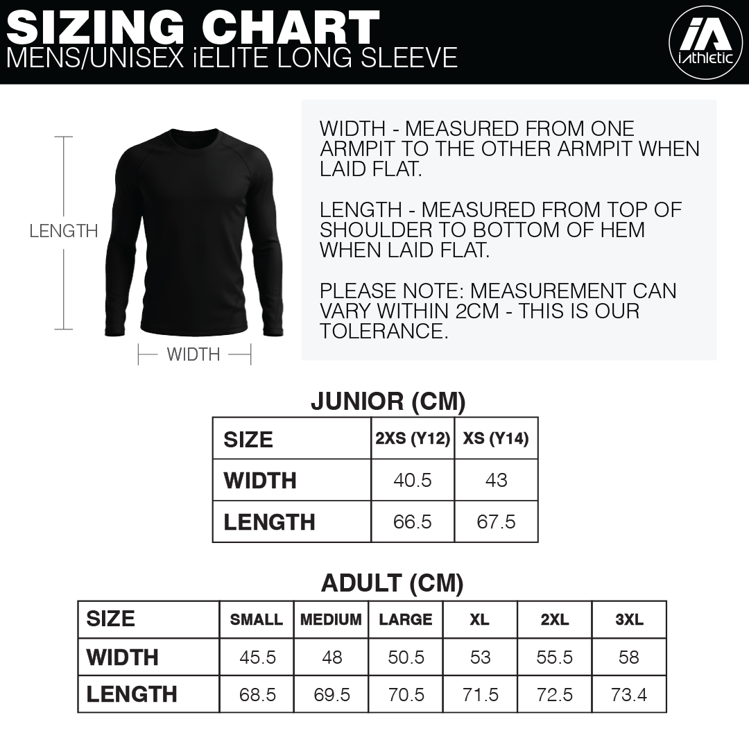 iAthletic iElite Long Sleeve Top - Black
