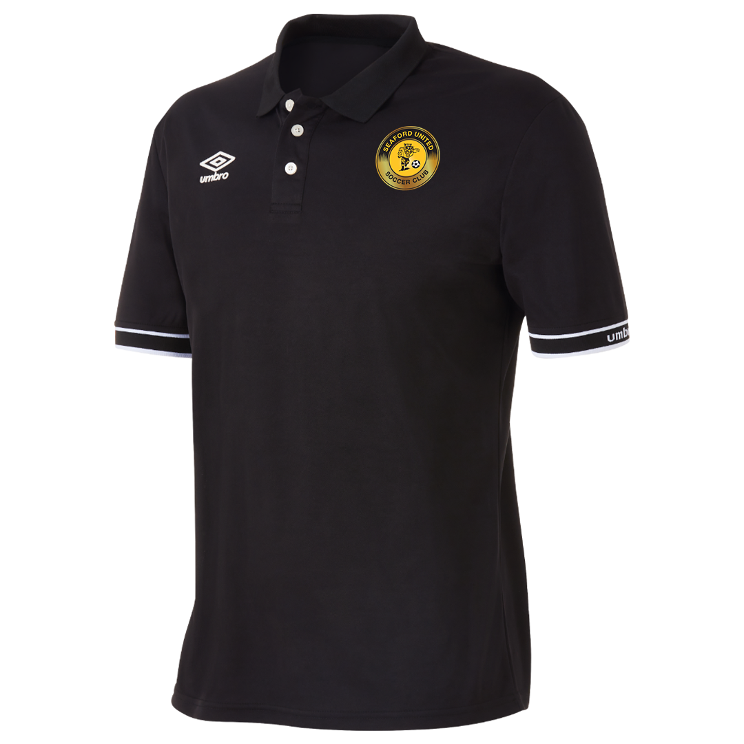 Seaford United Legacy Polo Black