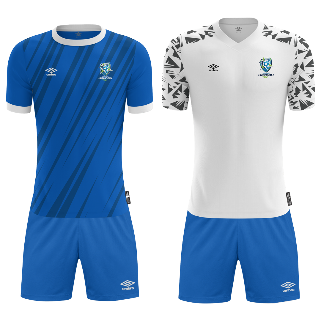 Maccabi Hakoah FC Sublimated Shorts - 1 Home + 2 Away/Training