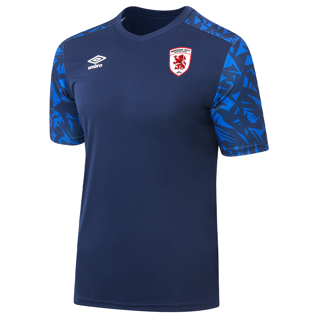 Berwick City SC Scatter Jersey Midnight Navy/Cobalt Blue