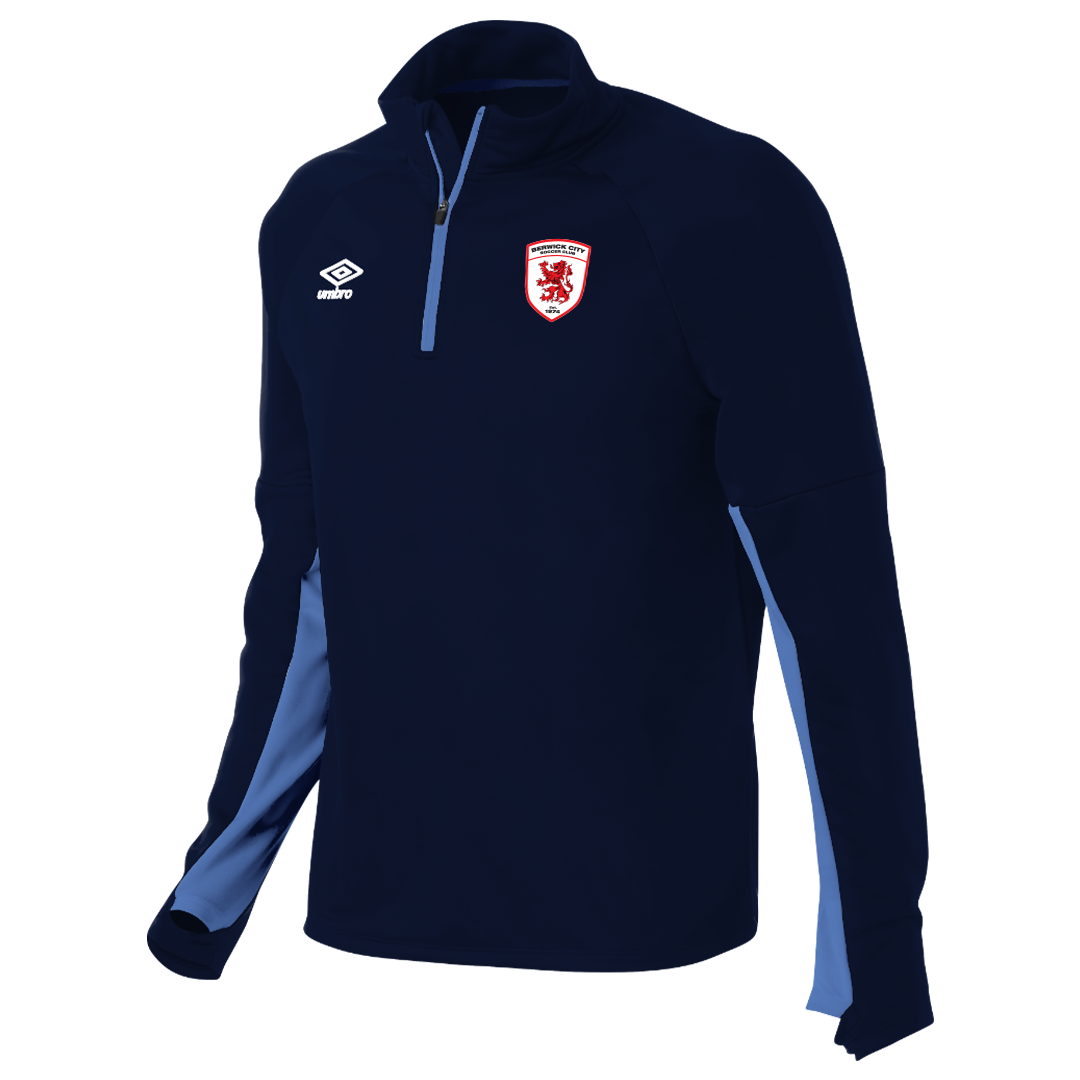 Berwick City SC Stadium QTR Zip Navy