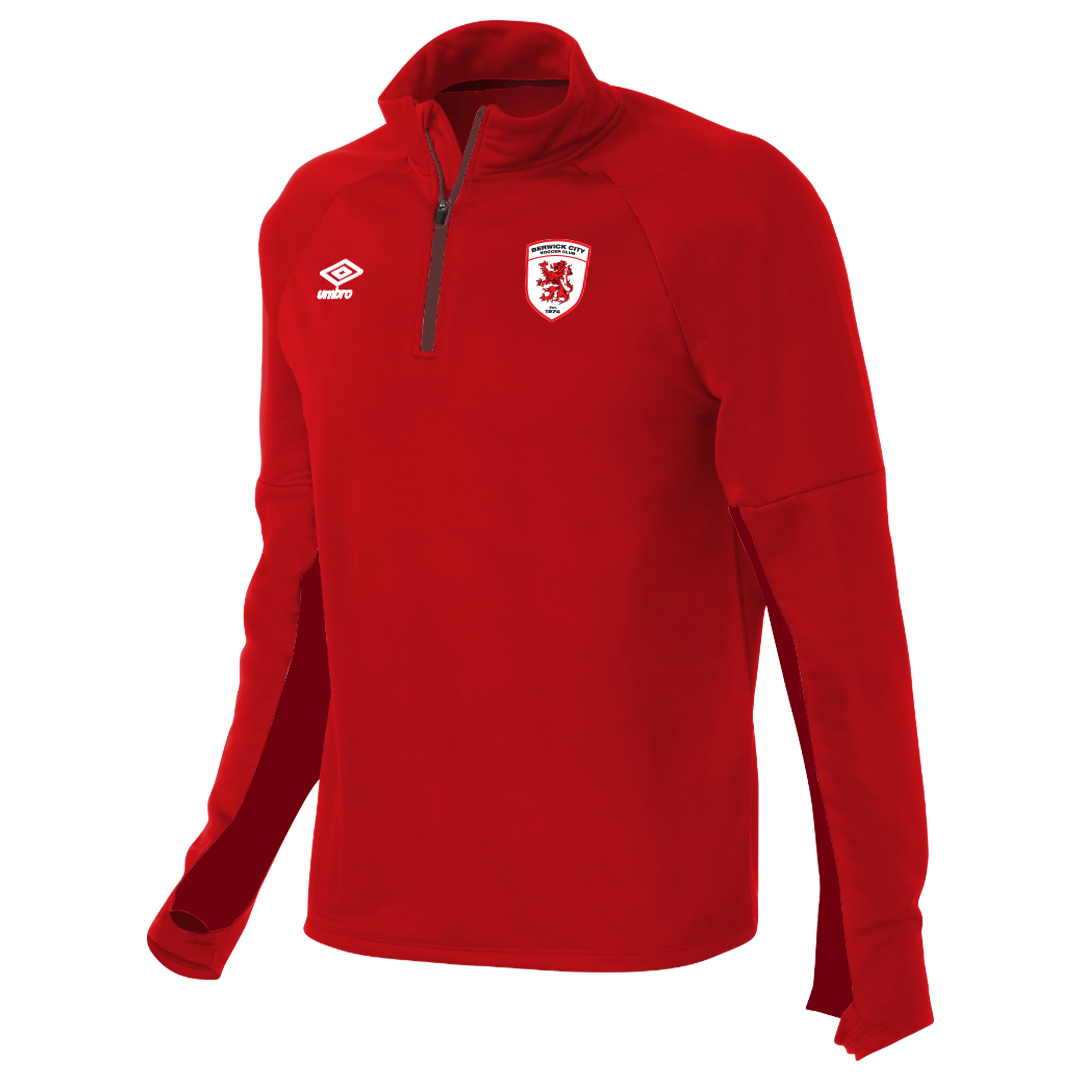 Berwick City SC Stadium QTR Zip Red