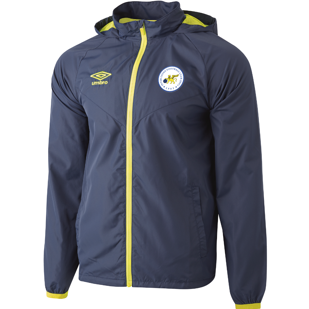 Inter Lions Elite Shower Jacket Navy/Fluro
