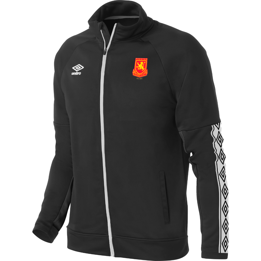 Preston Lions HW Tracksuit Jacket Black