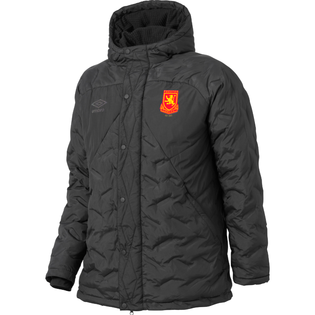 Preston Lions Insulated Padded Jacket Black- Size in description below